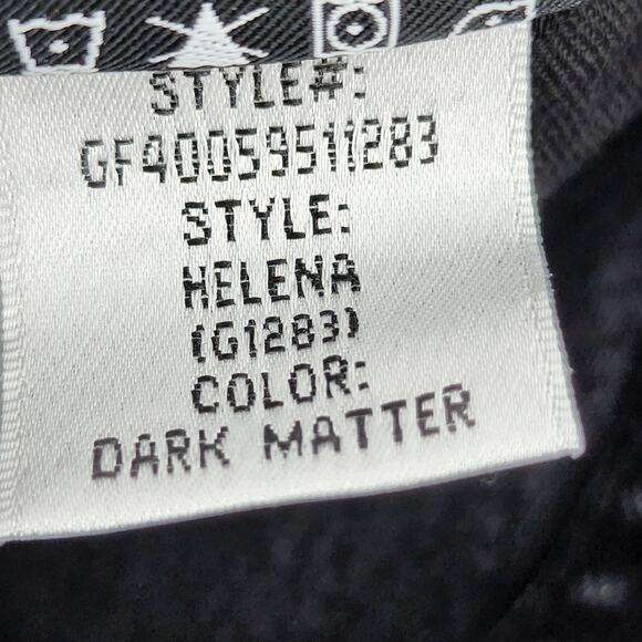 GRLFRND Button Fly Black Distressed High Rise Helena Jeans Dark Matter Size 26 - Picture 4 of 6